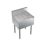 Krowne Metal KR19-GS24 Underbar Drainboard, Freestanding with 6-1/2"H Backsplash - 24"W x 19"D