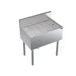 Krowne Metal KR19-GS30 Underbar Drainboard, Freestanding with 6-1/2"H Backsplash - 30"W x 19"D