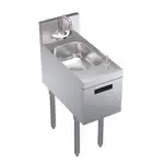 Krowne Metal KR24-12ST-E Underbar Sink Unit, Compartment with and / - 12"W x 24"D
