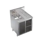Krowne Metal KR24-24SC-L Royal Series Underbar Wet Waste Cabinet