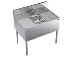 Krowne Metal KR24-31C Underbar Sink Unit, Compartment with and / - 36"W x 24"D