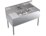 Krowne Metal KR24-42C Underbar Sink Unit, Compartment with and / - 48"W x 24"D