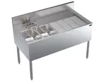 Krowne Metal KR24-42L Underbar Sink Unit, Compartment with and / - 48"W x 24"D
