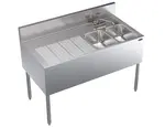 Krowne Metal KR24-42R Underbar Sink Unit, Compartment with and / - 48"W x 24"D