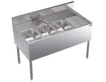 Krowne Metal KR24-43L Underbar Sink Unit, Compartment with and / - 48.00"W x 24.00"D