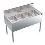 Krowne Metal KR24-44C Underbar Sink Unit, Compartment with and / - 48.00"W x 24.00"D