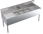 Krowne Metal KR24-63C Underbar Sink Unit, - 72.00"W x 24.00"D