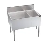 Krowne Metal KR24-M36L-10 Underbar Ice Bin/Cocktail Station, Bottle Well Bin