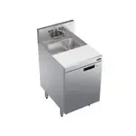 Krowne Metal KR24-MC18-C Underbar Sink Unit, Compartment with and / - 18.00"W x 24.00"D
