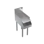 Krowne Metal KR24-RG12 Underbar Drainboard, Freestanding with 6-1/2"H Backsplash - 12"W x 24"D