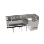 Krowne Metal KR24-TCS70A-10 Underbar Ice Bin/Cocktail Station, Bottle Well Bin
