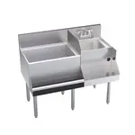 Krowne Metal KR24-W42L-10 Royal Series Underbar Ice Bin/Cocktail Station