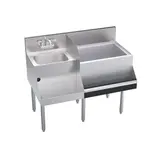 Krowne Metal KR24-W42R-10 Royal Series Underbar Ice Bin/Cocktail Station