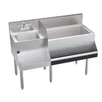 Krowne Metal KR24-W48R-10 Royal Series Underbar Ice Bin/Cocktail Station