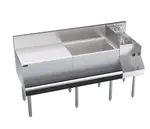 Krowne Metal KR24-W60A-10 Royal Series Underbar Ice Bin/Cocktail Station