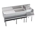 Krowne Metal KR24-W66A-10 Royal Series Underbar Ice Bin/Cocktail Station