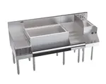 Krowne Metal KR24-W66C-10 Royal Series Underbar Ice Bin/Cocktail Station