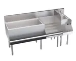 Krowne Metal KR24-W66D-10 Royal Series Underbar Ice Bin/Cocktail Station