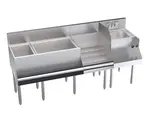 Krowne Metal KR24-W72E-10 Royal Series Underbar Ice Bin/Cocktail Station