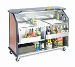 Lakeside Manufacturing 76887 40 lb. Ice Bin (2) 7-Bottle Speed Rails Portable Bar