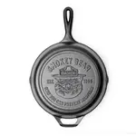 Lodge L8SKSMOKEY Seasoned Cast Iron 10.25 Inch Skillet with Smokey