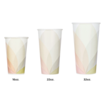 LOLC-KCP22 Karat 22oz Paper Cold Cups (90mm), Kold Print - 1,000 pcs