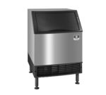 Manitowoc Manitowoc UDF0240W 26" Full-Dice Ice Maker With Bin, Cube-Style - 100-200 lbs/24 Hr Ice Production, Water-Cooled, 115 Volts