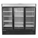 Maxx Cold MXM3-72FBHC 81.00'' Section Glass Door Merchandiser Freezer