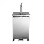 Maxx Cold MXBD24-1SHC 1 Tap 1/2 Barrel Draft Beer Cooler - Stainless Steel, 1 Keg Capacity, 115 Volts