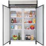 Maxx Cold MXCR-49FD 53.90'' 49 cu. ft. Top Mounted 2 Section Solid Door Reach-In Refrigerator