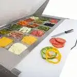 Maxx Cold MXCR48MHC 48.20'' 2 Door Mega Top Refrigerated Sandwich / Salad Prep Table