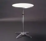Maywood Furniture MF24RDPEDADJ Standard Pedestal Table