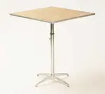 Maywood Furniture MP36SQPEDADJ Standard Pedestal Table