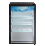 Falcon MERCHANDISER REFRIGERATOR 1 GLASS DOOR 5 CU FT, COUNTER TOP