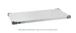 Metro 2460FG Super Erecta® 800 lb. Capacity 18 Gauge Galvanized Steel Solid Shelf - 60"W x 24"D