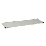 Metro 2472FS Super Erecta® 800 lb. Capacity 18 Gauge Stainless Steel Solid Shelf - 72"W x 24"D