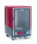 Metro C535-CFC-4A C5™ 3 Series with Red Insulation Armour™ Half Height Clear Door Insulated Mobile Proofing and Holding Cabinet, 120 Volts