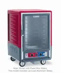 Metro C535-CFC-LA C5™ 3 Series with Red Insulation Armour™ Half Height Clear Door Insulated Mobile Proofing and Holding Cabinet, 120 Volts