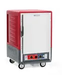 Metro C535-CFS-LA C5™ 3 Series with Red Insulation Armour™ Half Height Solid Door Insulated Mobile Proofing and Holding Cabinet, 120 Volts