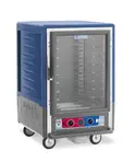 Metro C535-CLFC-U-BU C5™ 3 Series with Blue Insulation Armour™ Half Height Clear Door Insulated Mobile Proofing and Holding Cabinet, 120 Volts