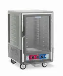 Metro C535-CLFC-U-GY C5™ 3 Series with Grey Insulation Armour™ Half Height Clear Door Insulated Mobile Proofing and Holding Cabinet, 120 Volts