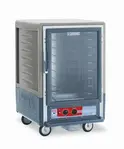 Metro C535-HLFC-4-GYA C5™ 3 Series with Grey Insulation Armour™ Half Height Clear Door Mobile Heated Holding Cabinet, 120 Volts