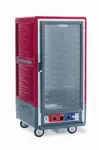 Metro C537-CFC-4A C5™ 3 Series with Red Insulation Armour™ 3/4 Height Clear Door Insulated Mobile Proofing and Holding Cabinet, 120 Volts