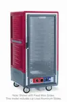 Metro C537-CFC-LA C5™ 3 Series with Red Insulation Armour™ 3/4 Height Clear Door Insulated Mobile Proofing and Holding Cabinet, 120 Volts