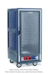 Metro C537-CLFC-L-BUA C5™ 3 Series with Blue Insulation Armour™ 3/4 Height Clear Door Insulated Mobile Proofing and Holding Cabinet, 120 Volts