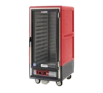 Metro C537-HLFC-UA C5™ 3 Series with Red Insulation Armour™ 3/4 Height Clear Door Mobile Heated Holding Cabinet, 120 Volts