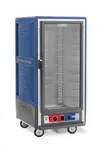 Metro C537-MFC-U-BUA C5™ 3 Series with Blue Insulation Armour™ 3/4 Height Clear Door Insulated Mobile Proofing and Holding Cabinet, 120 Volts