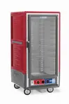 Metro C537-MFC-U C5™ 3 Series with Red Insulation Armour™ 3/4 Height Clear Door Insulated Mobile Proofing and Holding Cabinet, 120 Volts