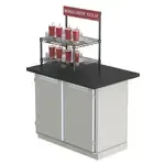 Metro CR1824TG2B Countertop To-Go Order Pick-Up Station with Sign,  (2) 18"W x 24"D shelves