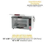 Metro HBCS4-T HotBlox Xpress S4 Quick Access Holding Cabinet